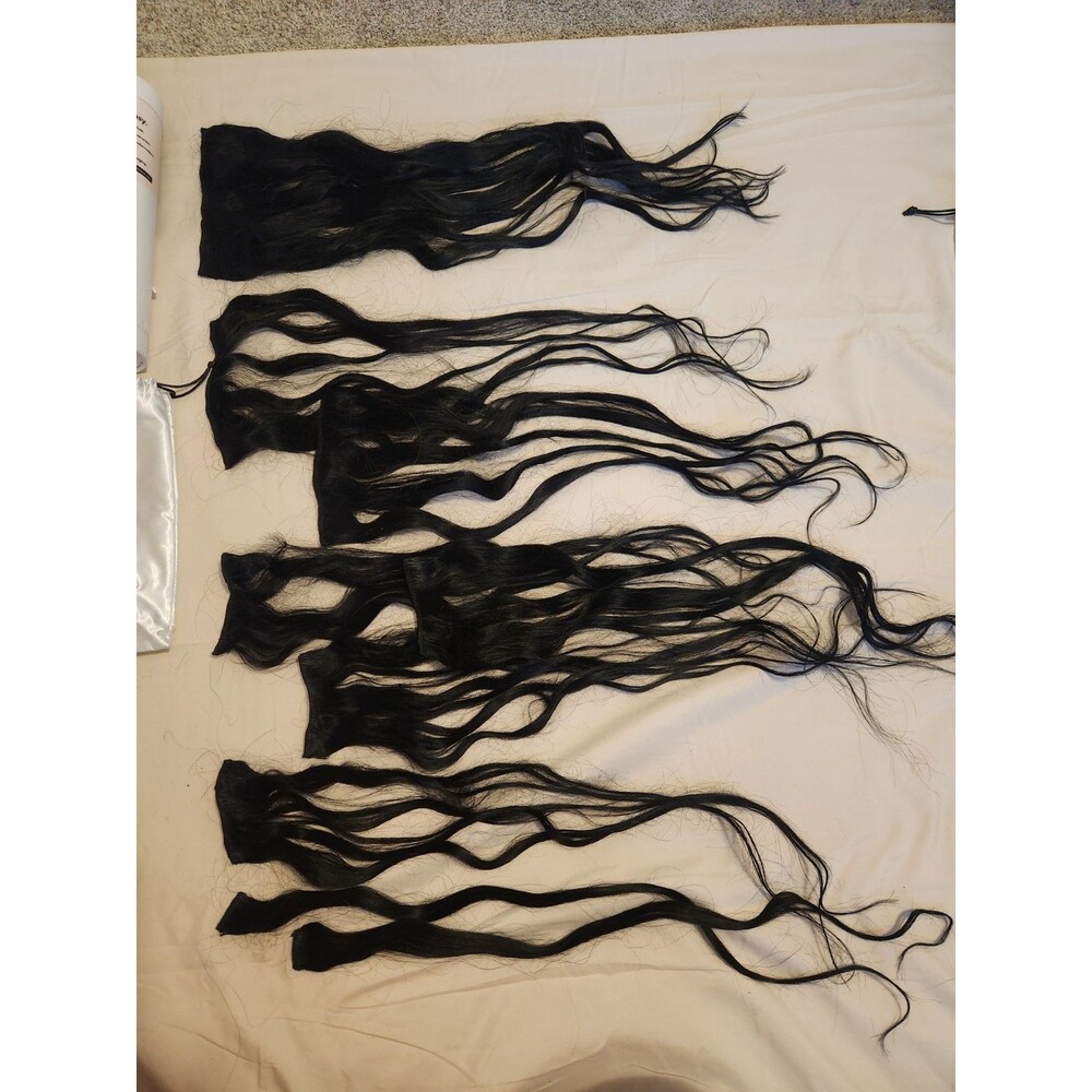irresistible extensions 100% Real Human Hair Extensions Clip-in 24" Jet Black